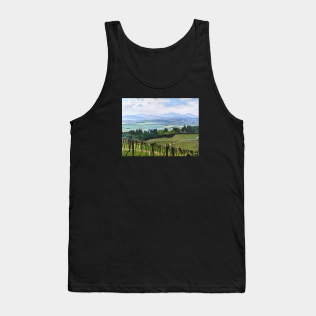 Oregon Vineyard Tank Top by realartisbetter